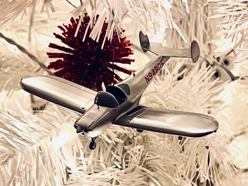 Ercoupe 805 Christmas Tree Ornament